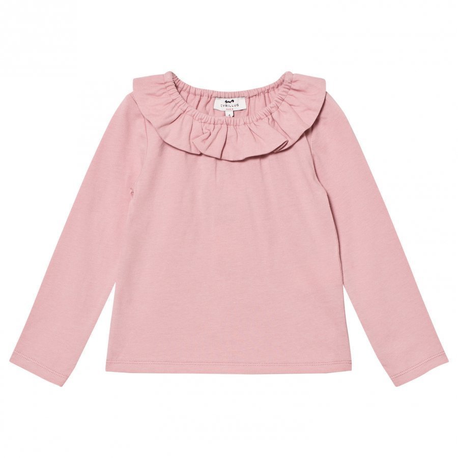 Cyrillus Pink Pierrot Collar Tee Pitkähihainen T-Paita