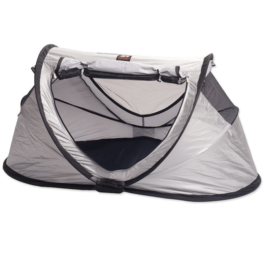 Deryan Matkasänky / Teltta Travel Cot Peuter Luxe Silver