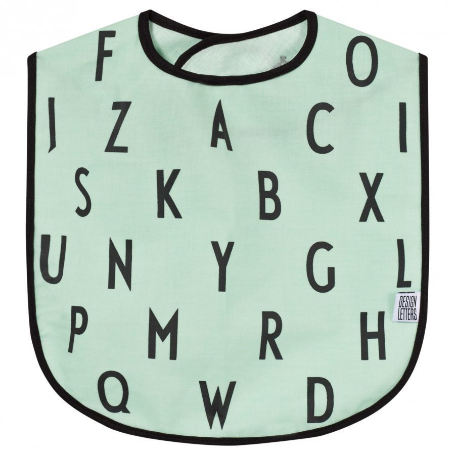 Design Letters Aj Bib Turquoise Ruokalappu