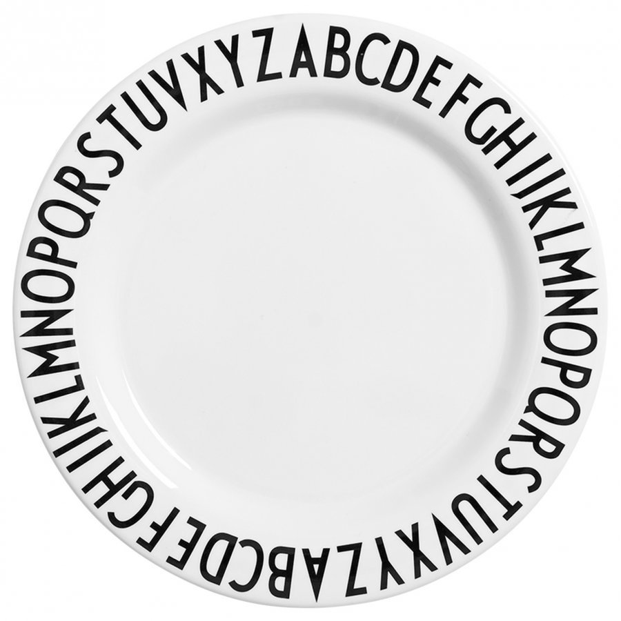 Design Letters Aj Large Melamin Dinner Plate Lautanen