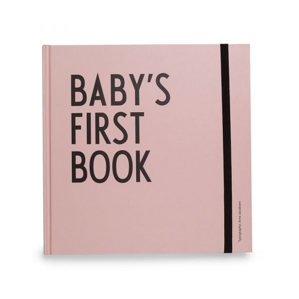 Design Letters Baby's First Book Kirja Vaaleanpunainen
