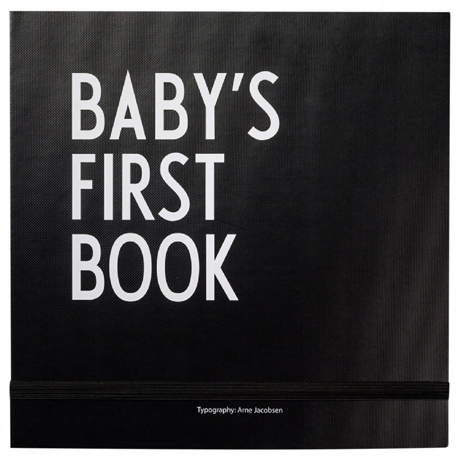 Design Letters Baby´S First Book Black Kirja