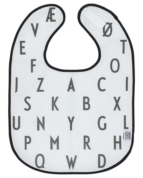 Design Letters Bib Ruokalappu