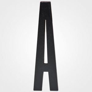 Design Letters Black Wooden Letters A Juliste