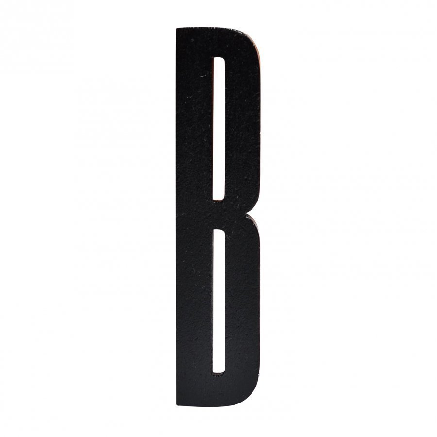 Design Letters Black Wooden Letters B Juliste