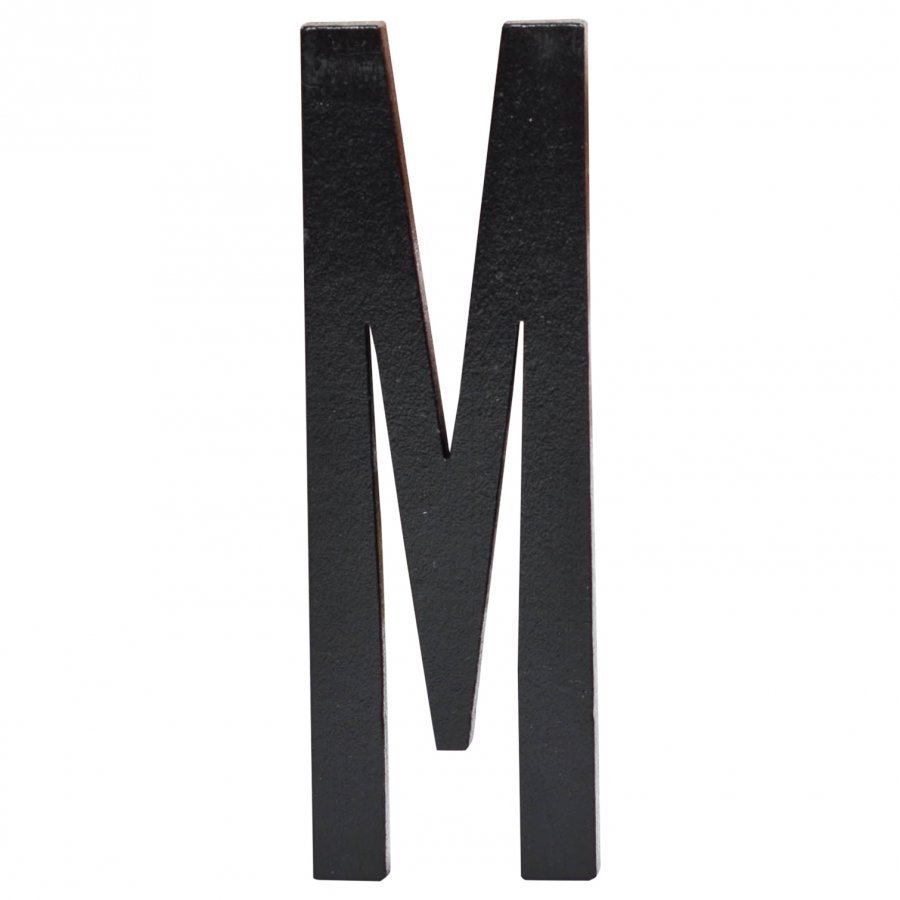 Design Letters Black Wooden Letters M Juliste