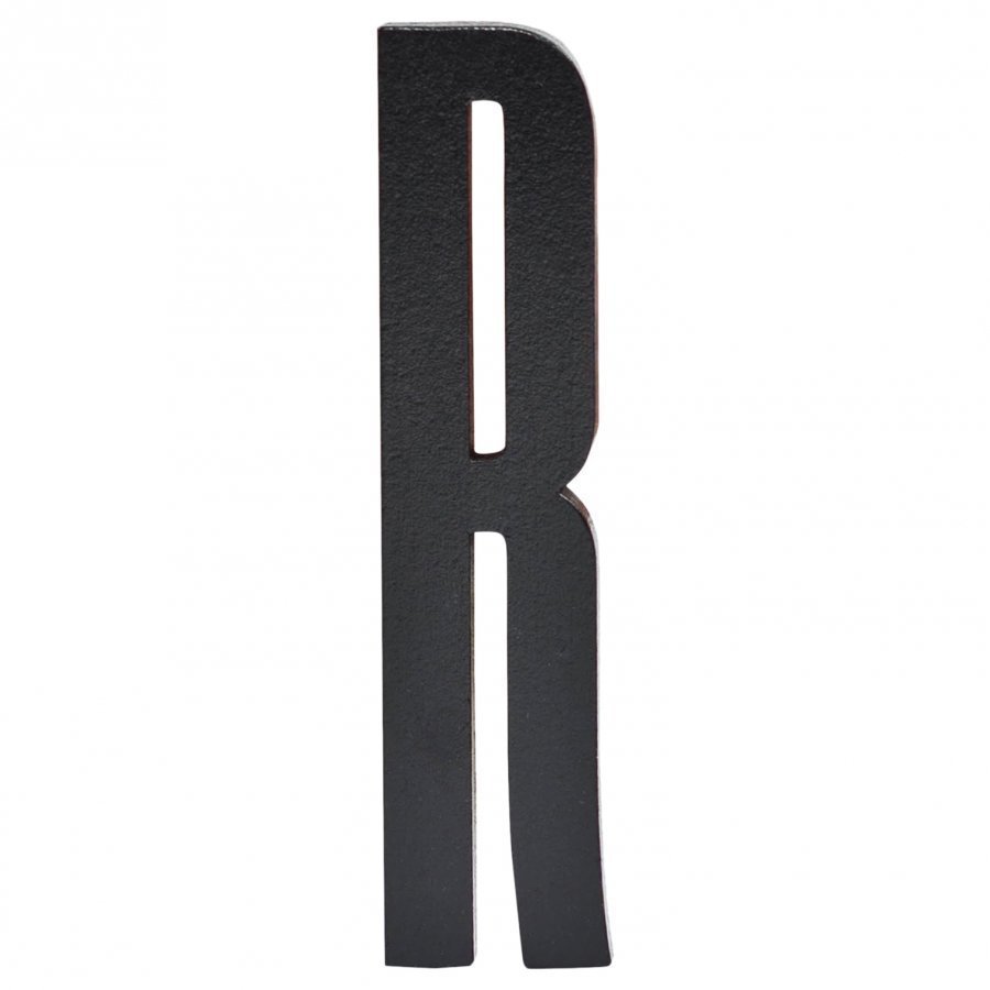 Design Letters Black Wooden Letters R Juliste