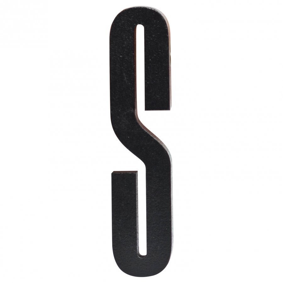 Design Letters Black Wooden Letters S Juliste