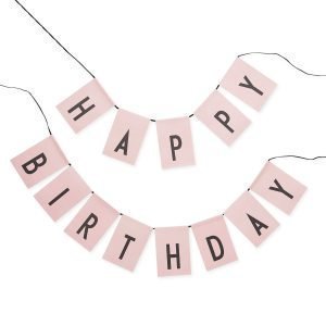 Design Letters Happy Birthday Flags Viirinauha Roosa