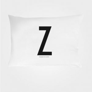 Design Letters Pillowcase Z Tyynyliina