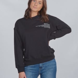 Designers Remix Girls Lr Logan Text Sweat Neule Musta