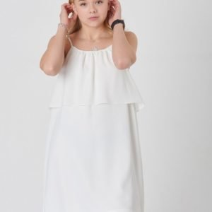 Designers Remix Girls Mirah Layer Dress Mekko Valkoinen