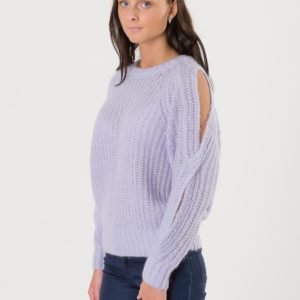 Designers Remix Girls Vicki Off Shoulder Sweater Neule Violetti