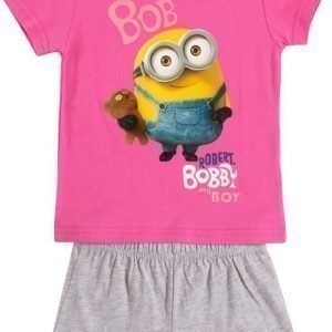 Despicable me Yöpuku Fuxia/Light grey