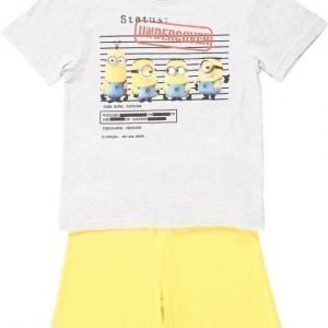 Despicable me Yöpuku Melange grey/Yellow