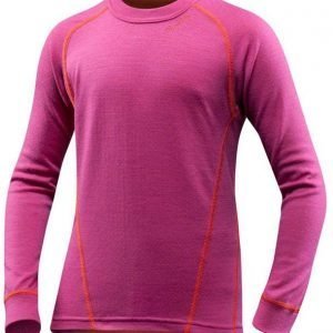 Devold Active Kid Shirt Kerrastopaita Fuksia