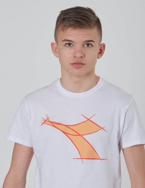 Diadora Ss T Shirt Fre T-Paita Valkoinen