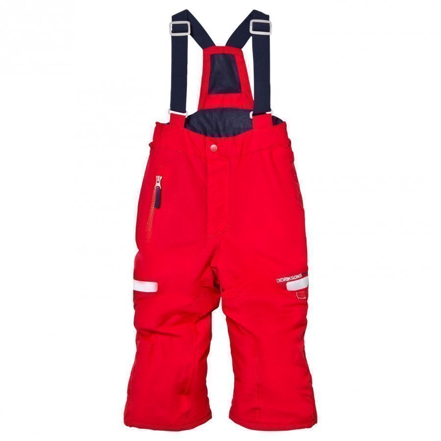 Didriksons Amitola Kid's Overalls Tomato Red Toppahousut