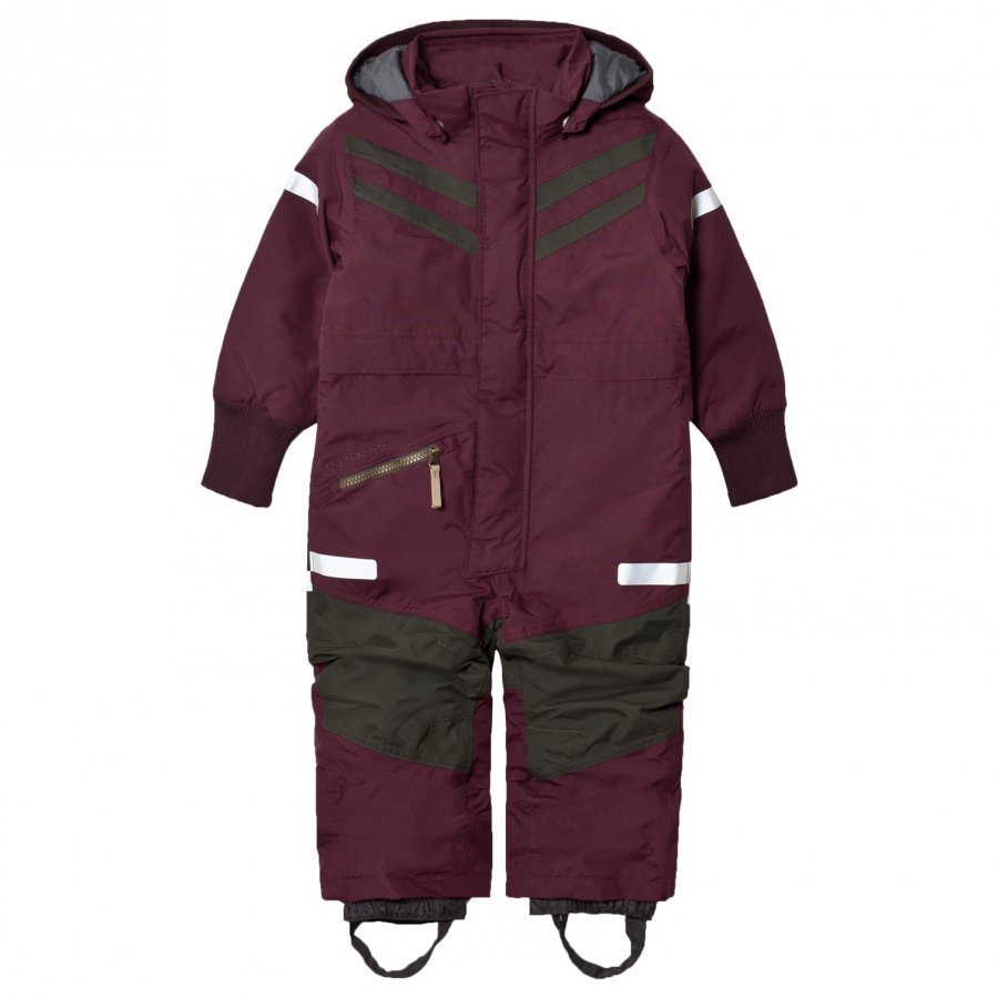 Didriksons Bark Kids Coverall Plum Toppahaalari