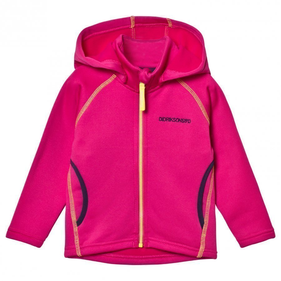 Didriksons Bawal Kids Jacket Fuchsia Fleece Huppari