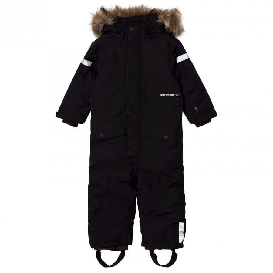 Didriksons Björnen Kid´S Coverall Black Toppahaalari