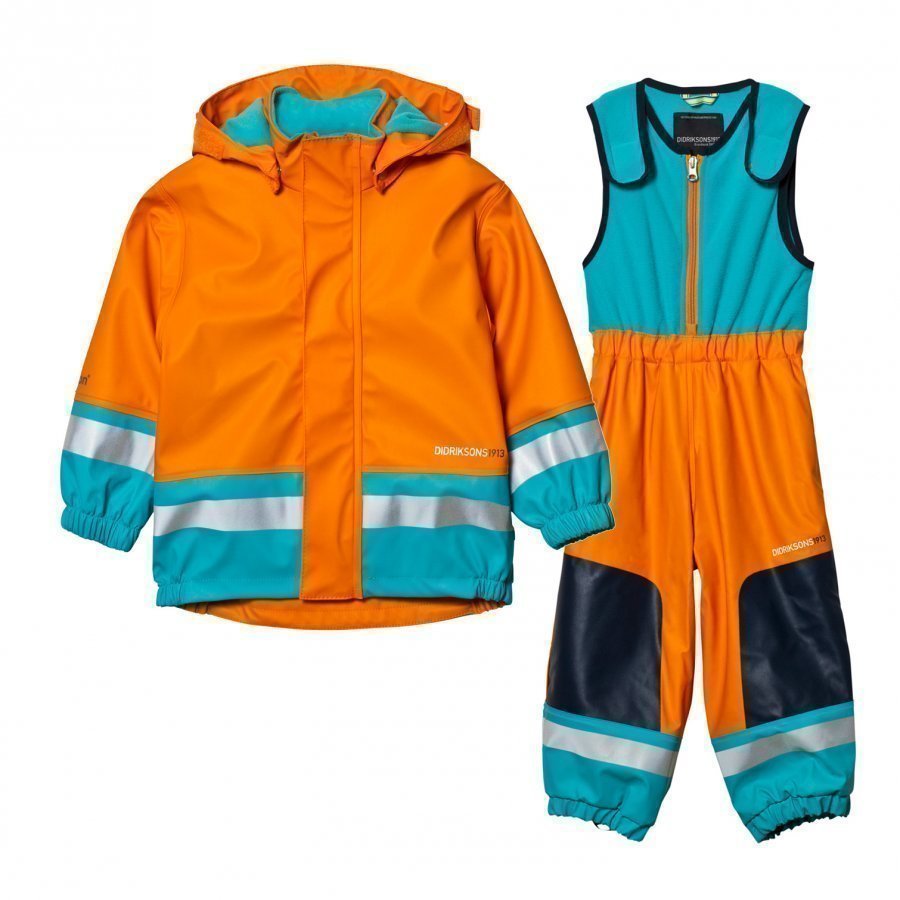 Didriksons Boardman Kids Rain Set Glow Sadesetti