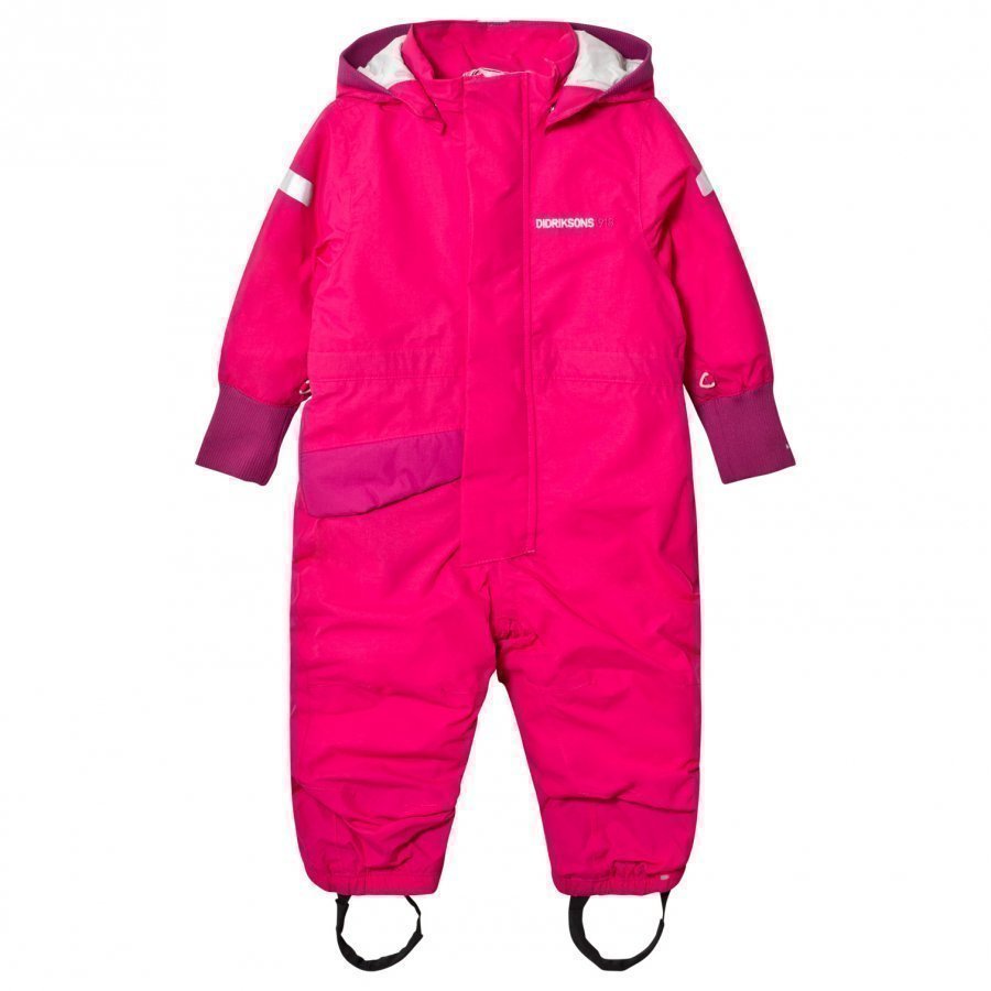 Didriksons Duved Kids Coverall Fuchsia Toppahaalari