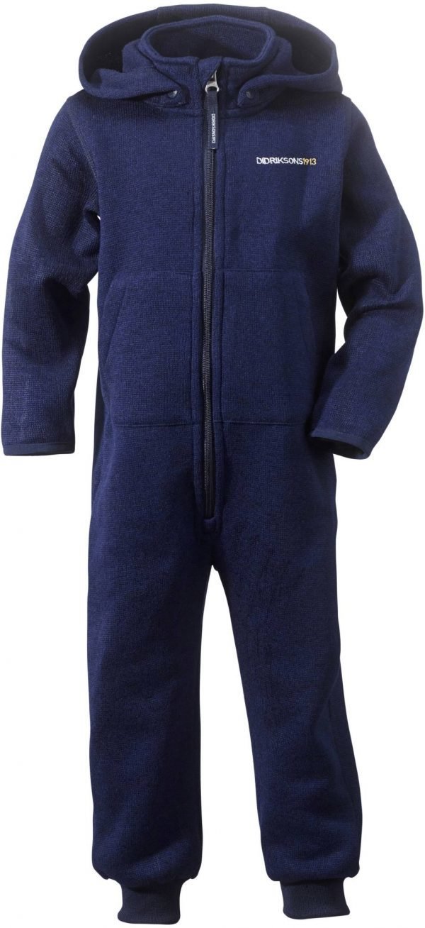 Didriksons Etna Jumpsuit Kid Fleecehaalarit Navy