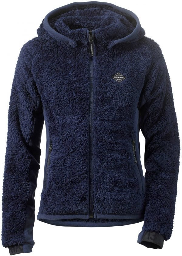 Didriksons Gia Hoodie Kid Fleecehuppari Navy