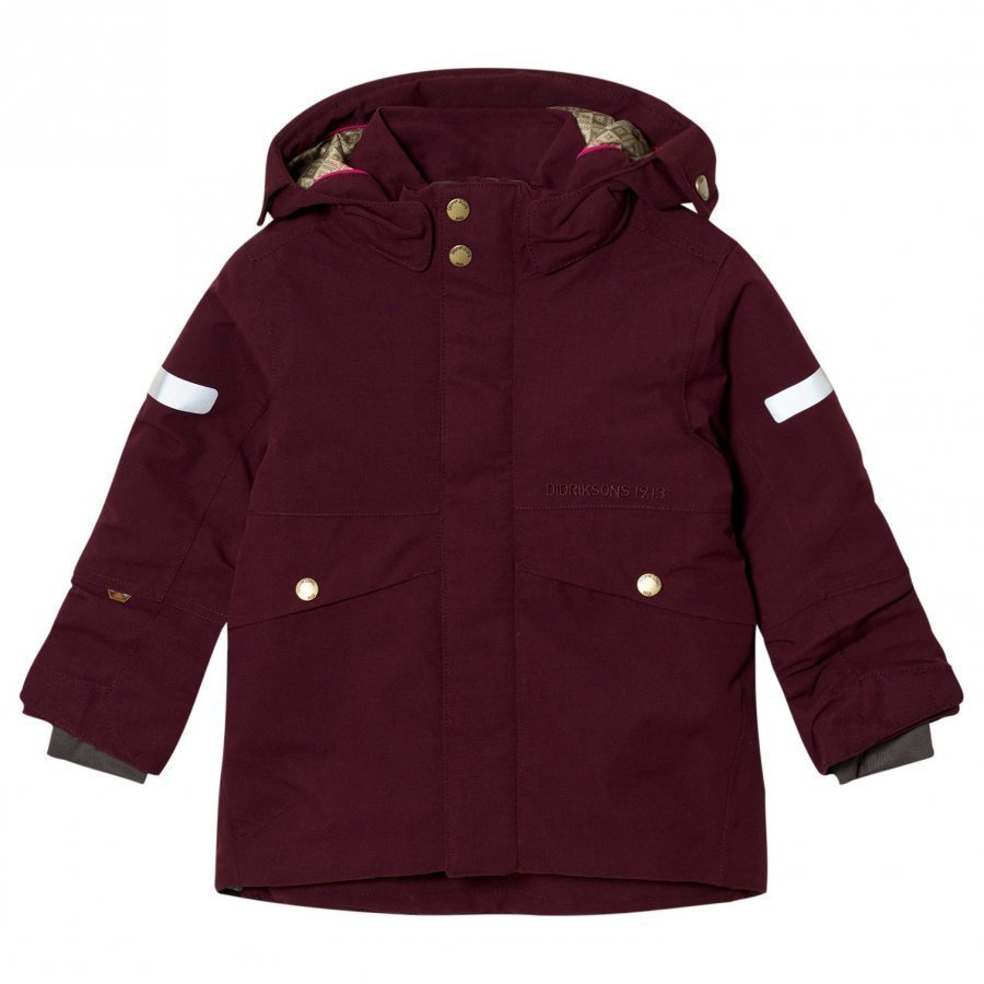 Didriksons Gnista Kids Jacket Plum Parkatakki