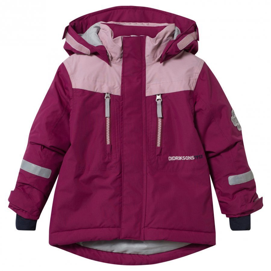 Didriksons Hamres Kid's Jacket Dark Lilac Toppatakki