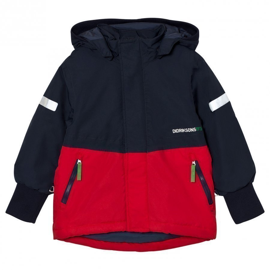 Didriksons Härje Kid´S Jacket Red Toppatakki