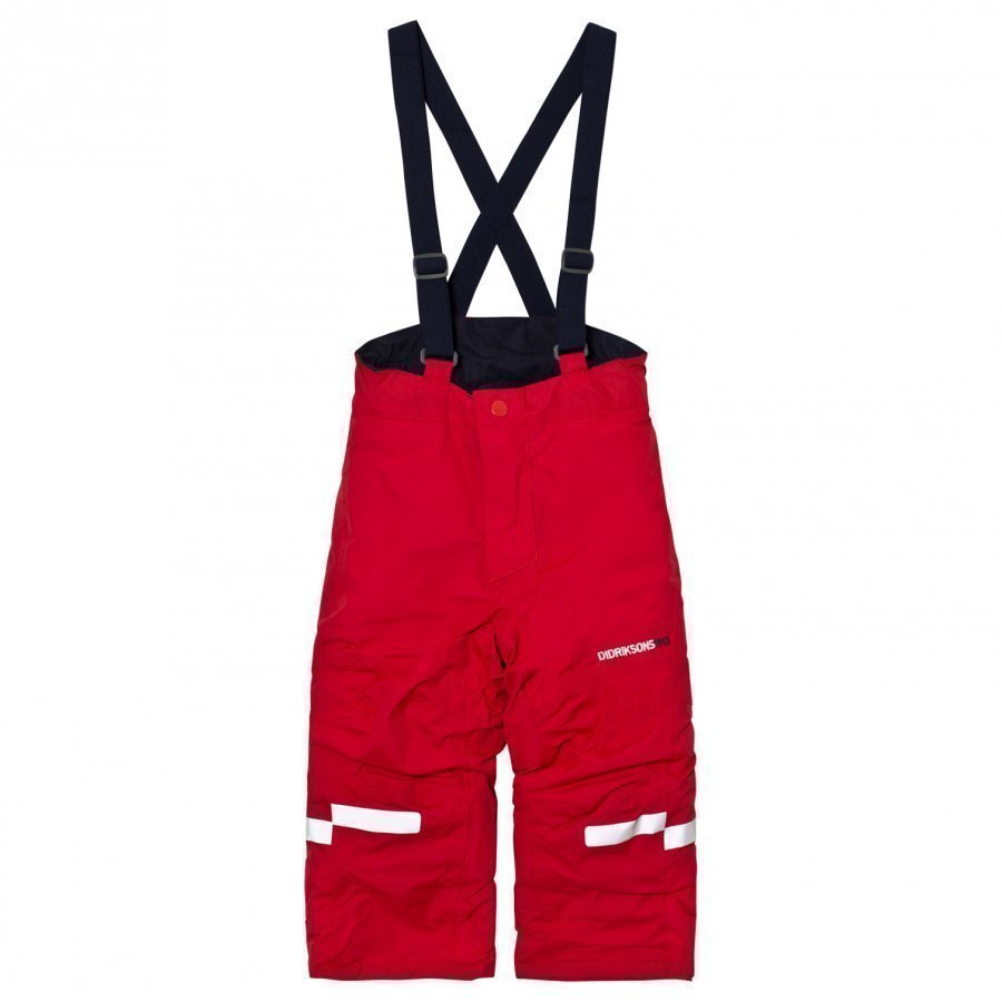 Didriksons Idre Kids Pants Red Toppahousut