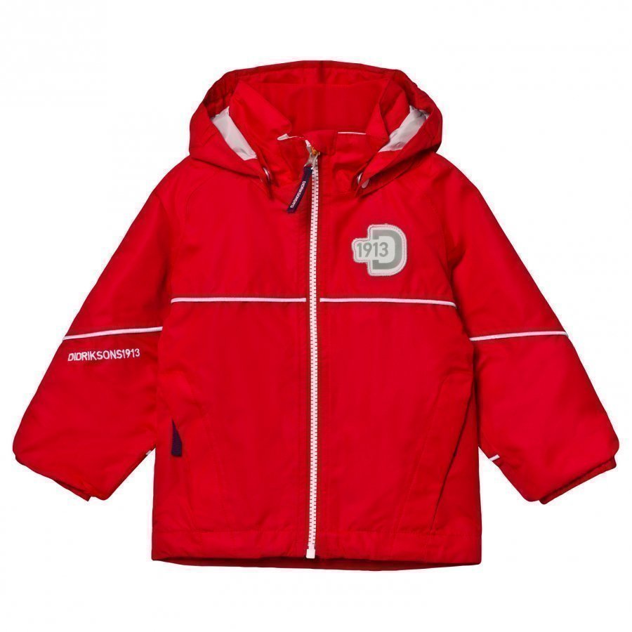 Didriksons Jarkos Kid's Jacket Flag Red Kuoritakki