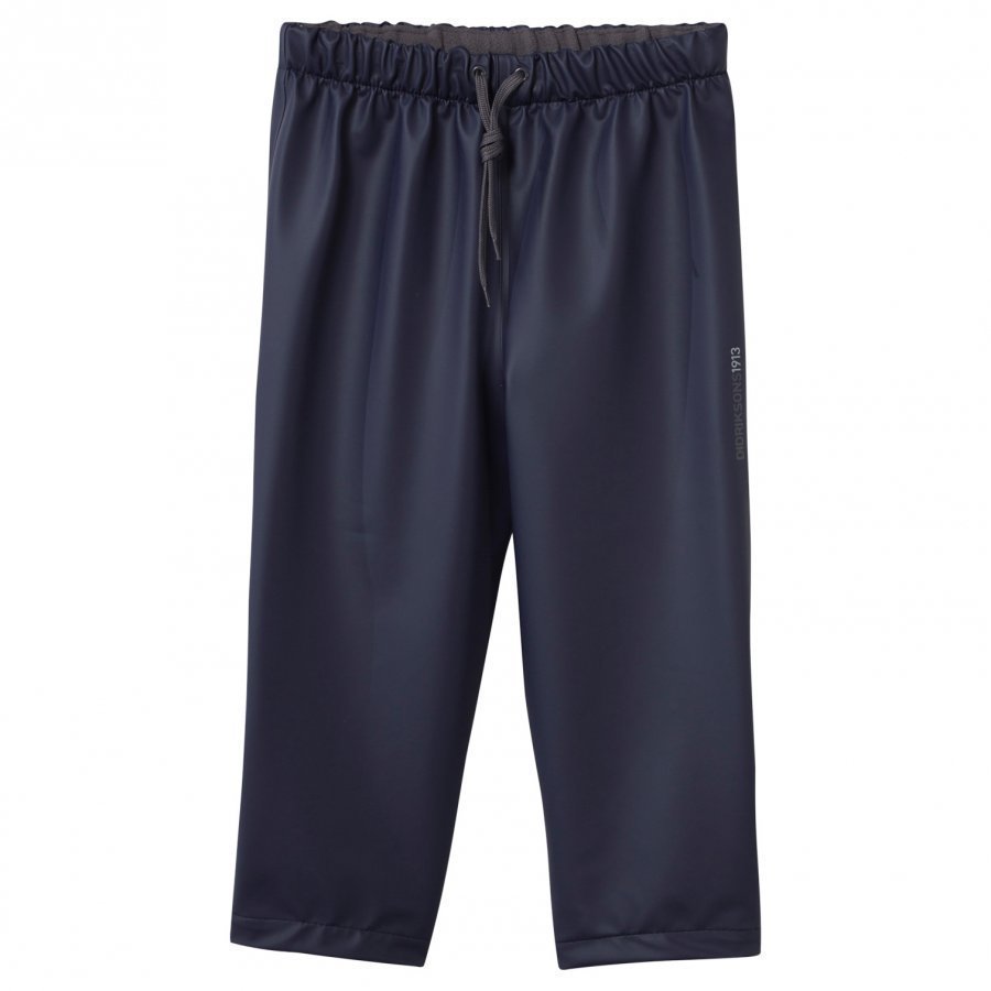 Didriksons Midjeman Kid's Rain Pants Navy Sadehousut