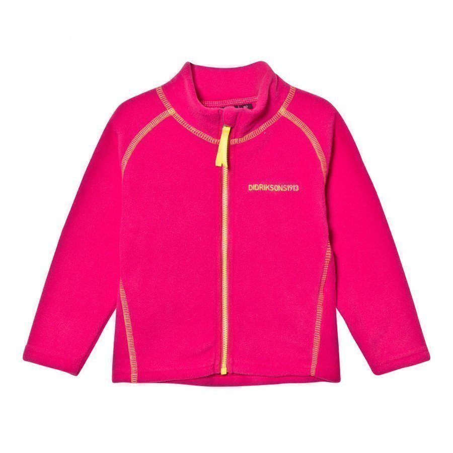 Didriksons Monte Kids Fleece Jacket Fuchsia Fleece Takki