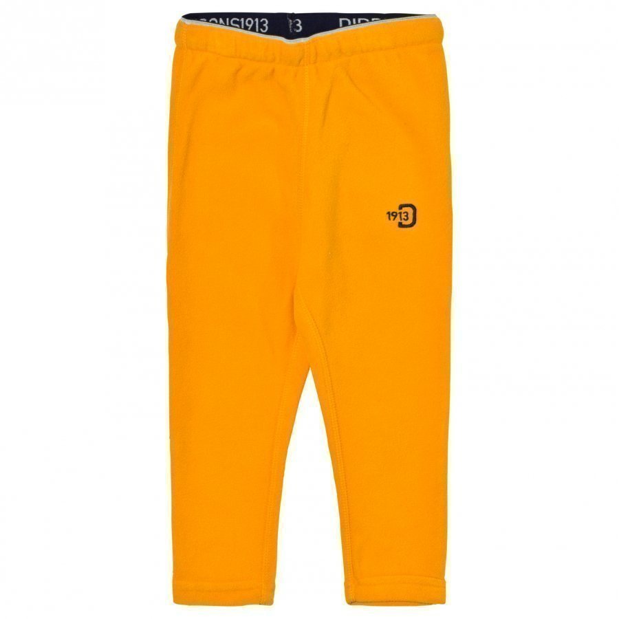 Didriksons Monte Kids Pants 2 Mandarine Fleece Housut