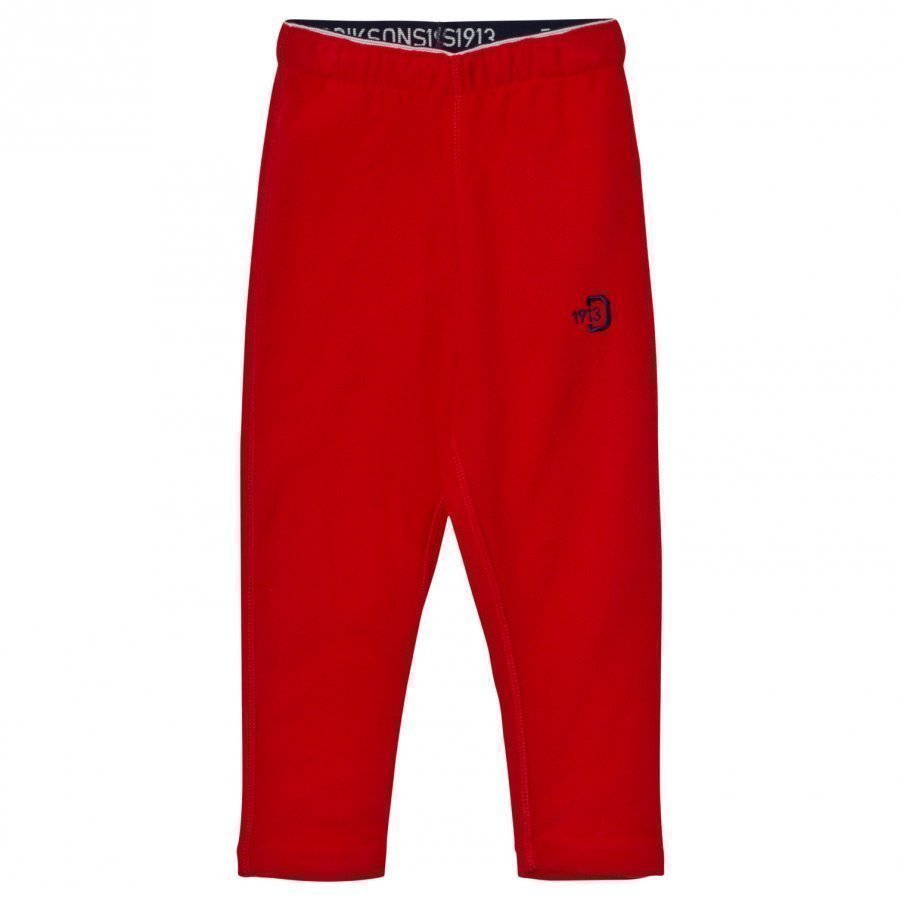 Didriksons Monte Kids Pants 2 Red Fleece Housut