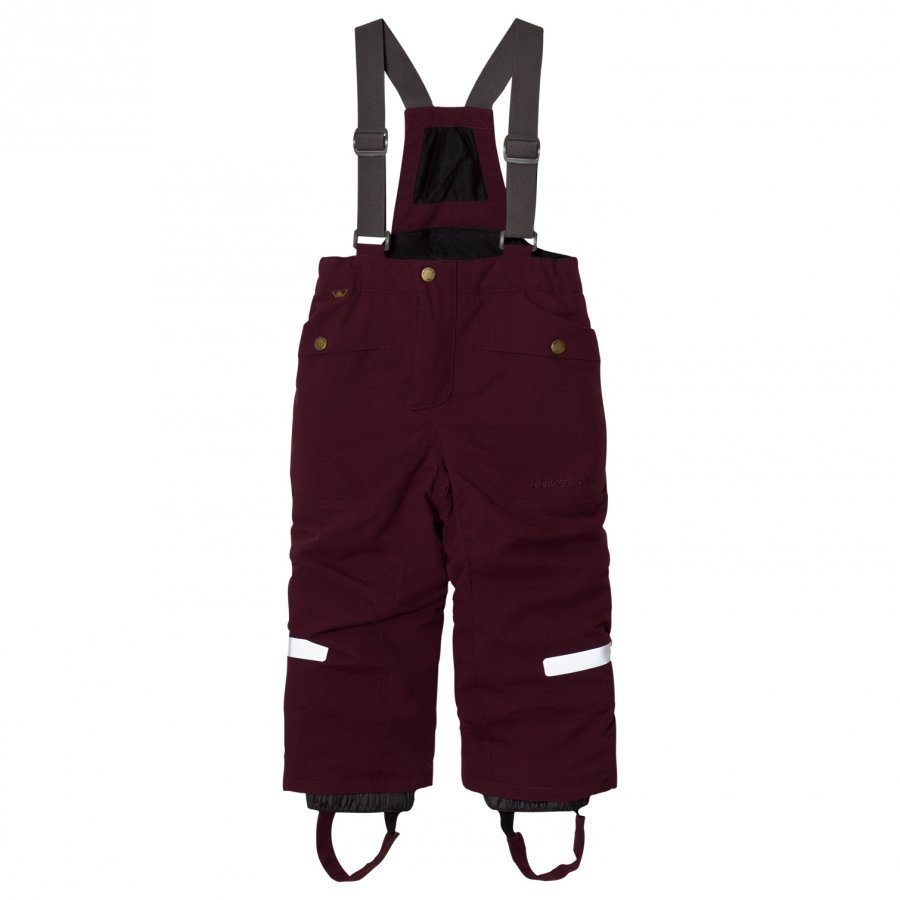 Didriksons Mossa Kids Pants Plum Toppahousut