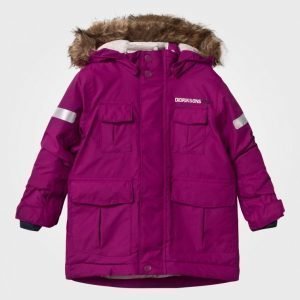 Didriksons Nokosi Kid's Parka Dark Lilac Parkatakki