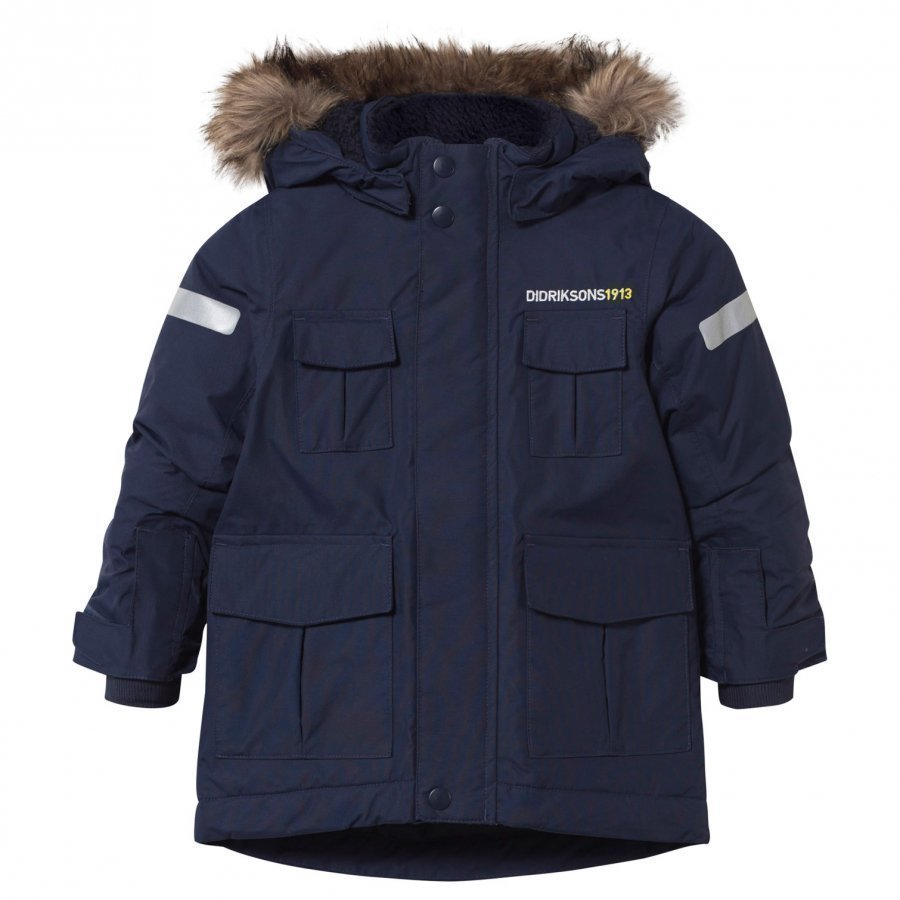 Didriksons Nokosi Kid's Parka Navy Parkatakki