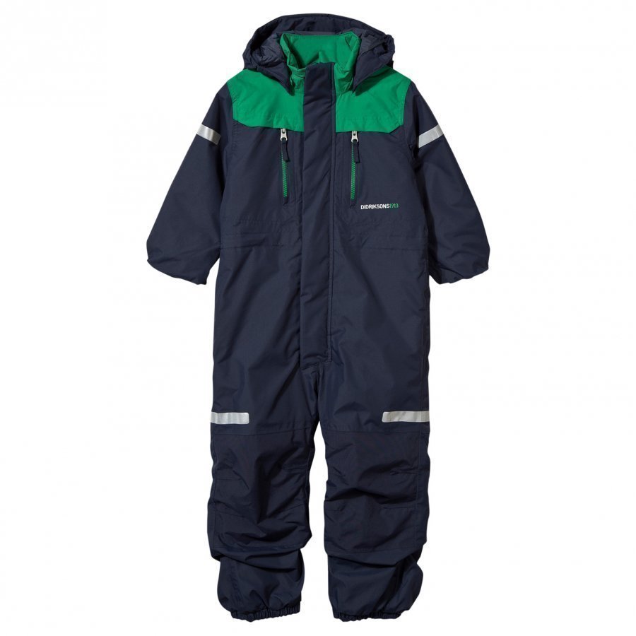 Didriksons Ridne Kid's Coverall Navy Toppahaalari