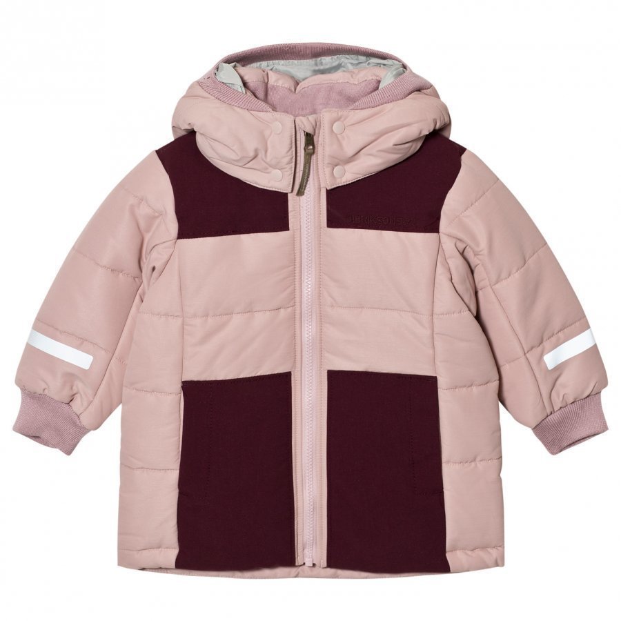 Didriksons Ris Kids Jacket Dusty Pink Parkatakki