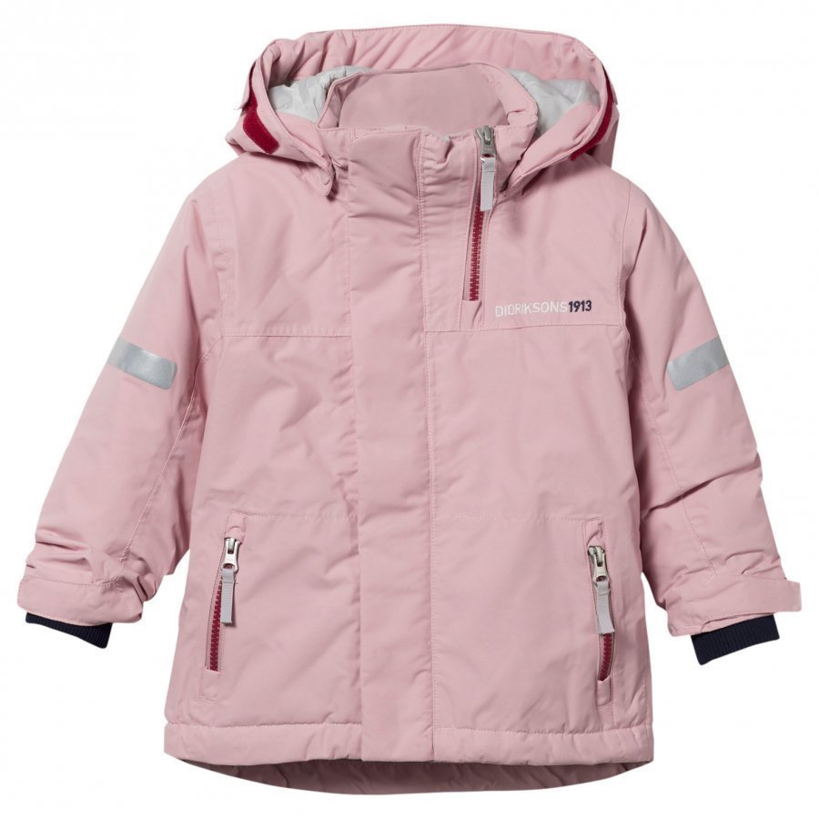 Didriksons Rovda Kid's Jacket Dusty Pink Toppatakki