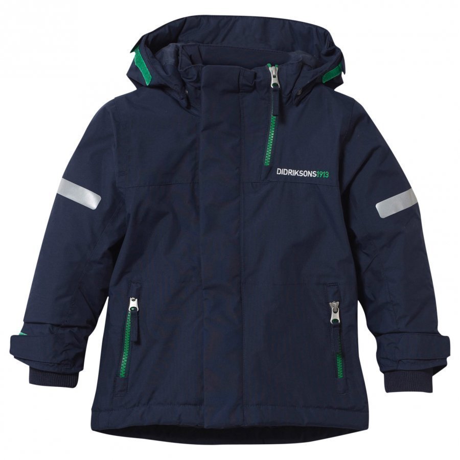 Didriksons Rovda Kid's Jacket Navy Toppatakki