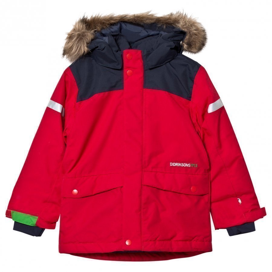 Didriksons Storlien Kids Jacket Red Toppatakki