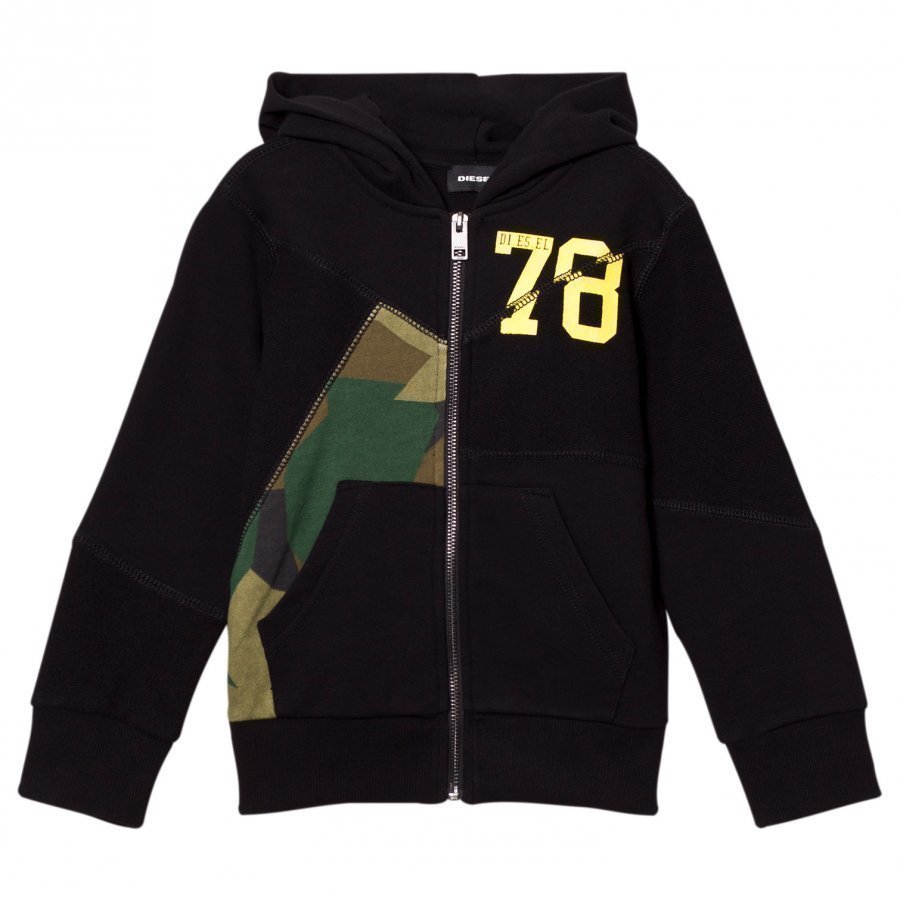 Diesel Black Hoodie Huppari