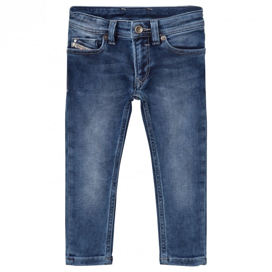 Diesel Blue Slim Fit Sleenker Jog Jeans Farkut