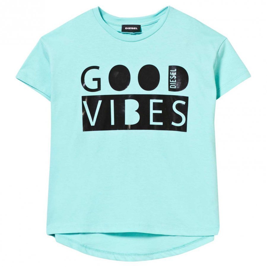 Diesel Good Vibes Mint Oversize Tee T-Paita