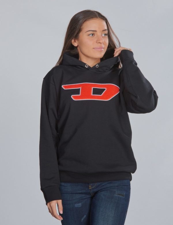 Diesel Sdivision D Over Sweat Shirt Huppari Musta